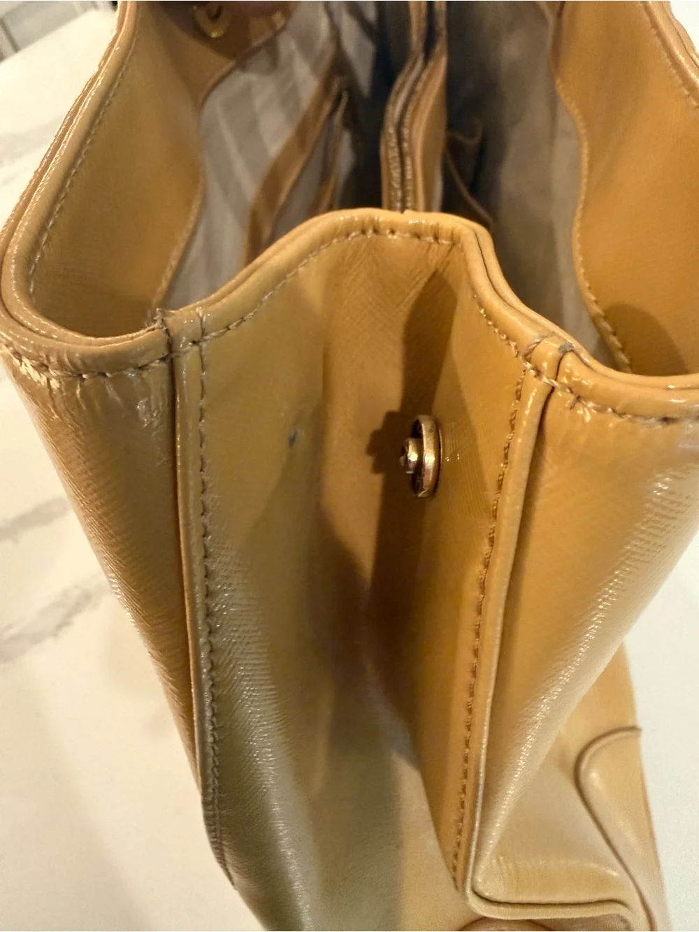 Tory Burch Patent Leather Tote